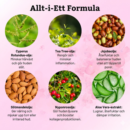 LumaSmooth™ — Naturlig Olja för Hårreducering